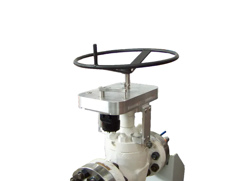 EZ Valve setup on a manual valve EZ Valve setup on a manual valve