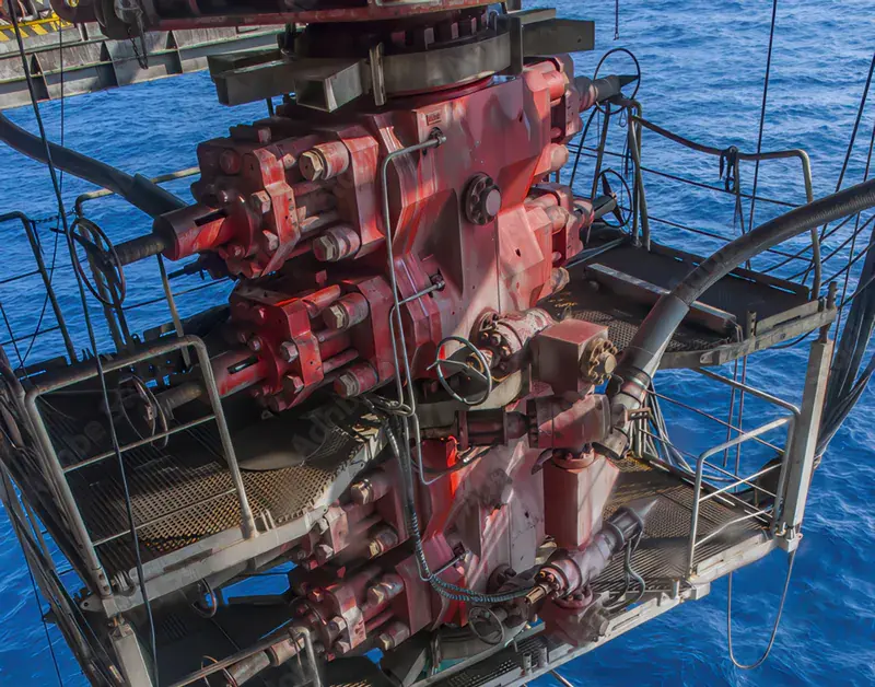 Offshore site where finding a leak would be challenging