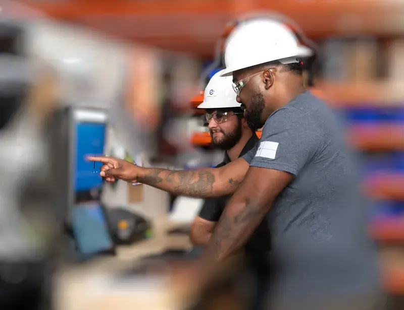 Operators discussing next testing phase